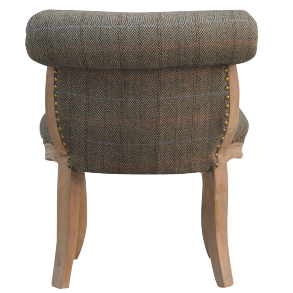 Small Multi Tweed French Chair for reselling