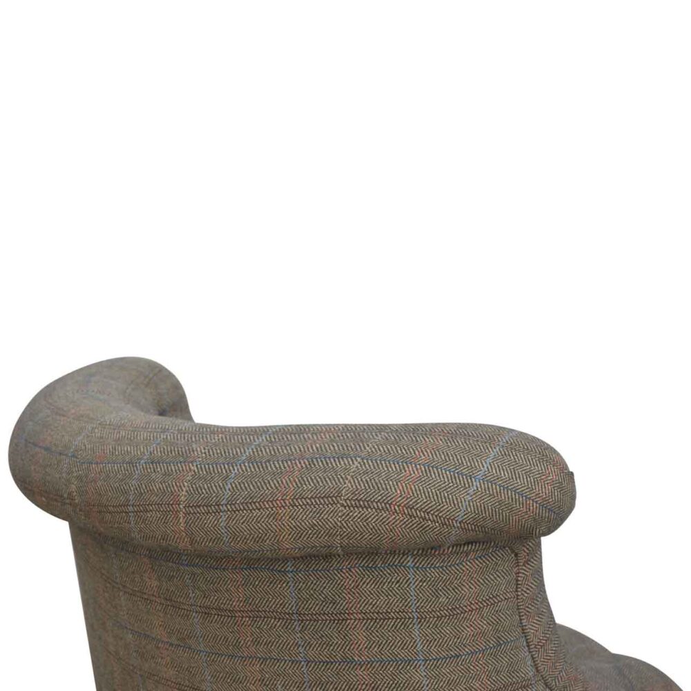 Small Multi Tweed Accent Chair for wholesale