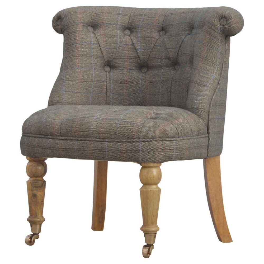 wholesale Small Multi Tweed Accent Chair for resale