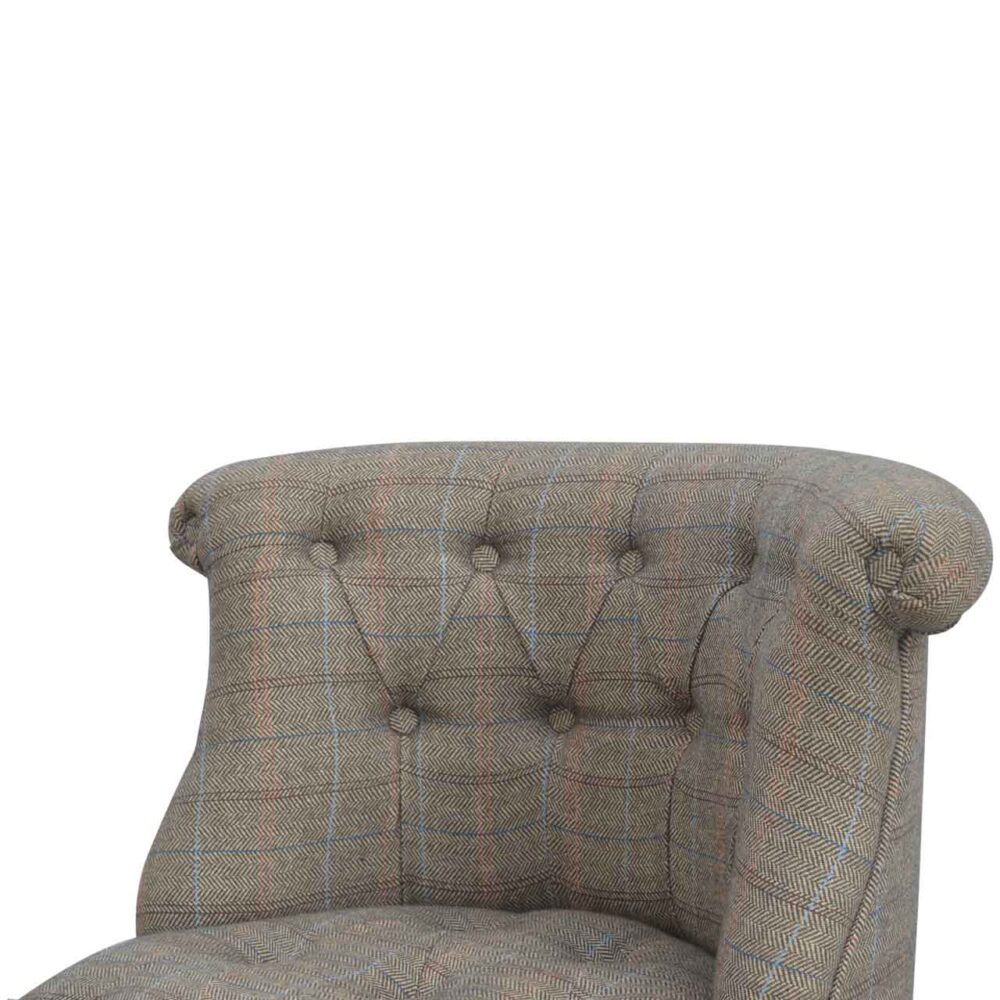 bulk Small Multi Tweed Accent Chair for resale