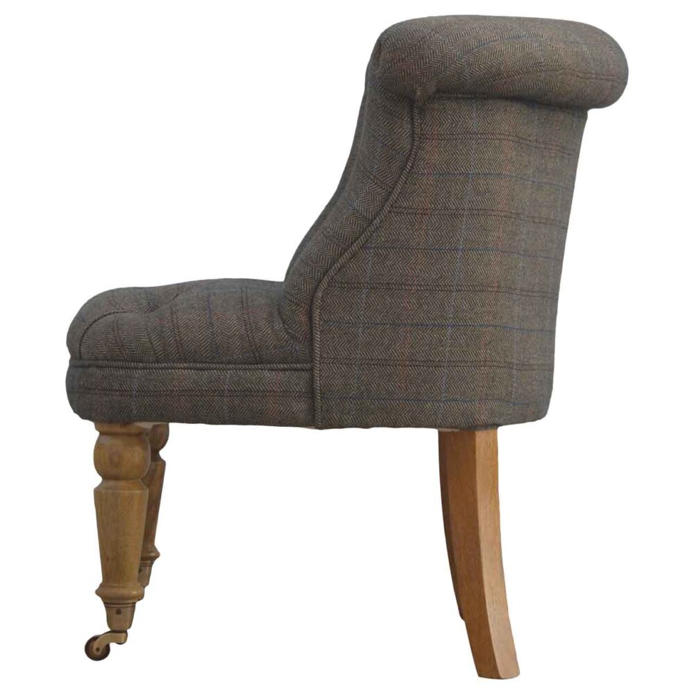 wholesale Small Multi Tweed Accent Chair for resale