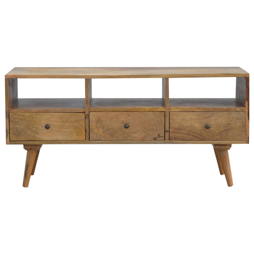 Nordic Style TV Unit with 3 Drawers for resale