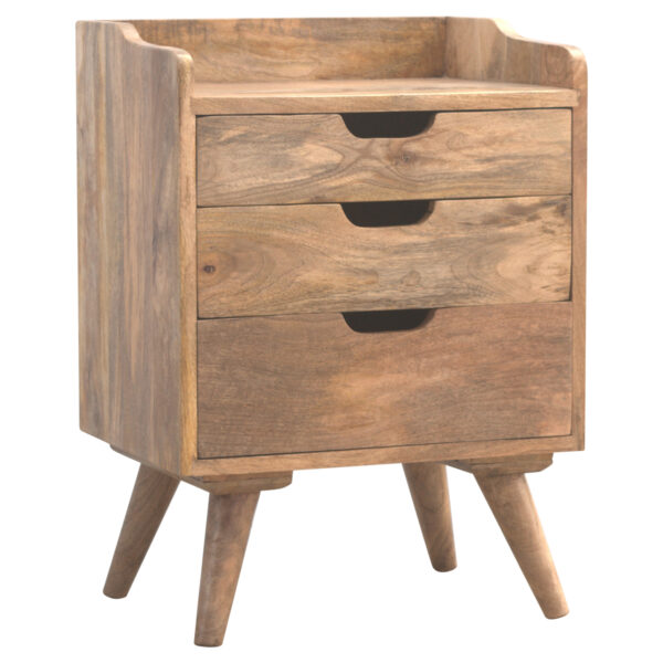 Gallery Back Nightstand with 3 Drawers wholesalers