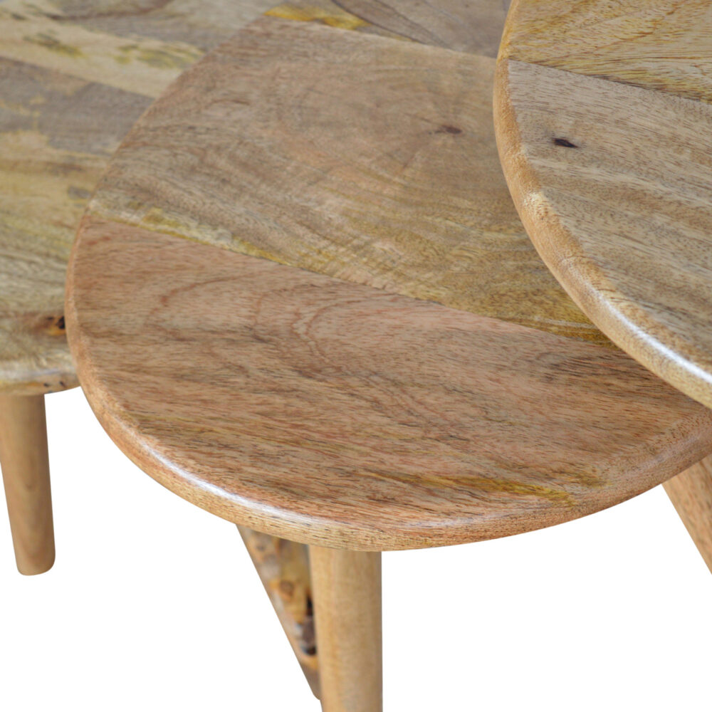 wholesale Oak-ish Nordic Nesting Stools for resale