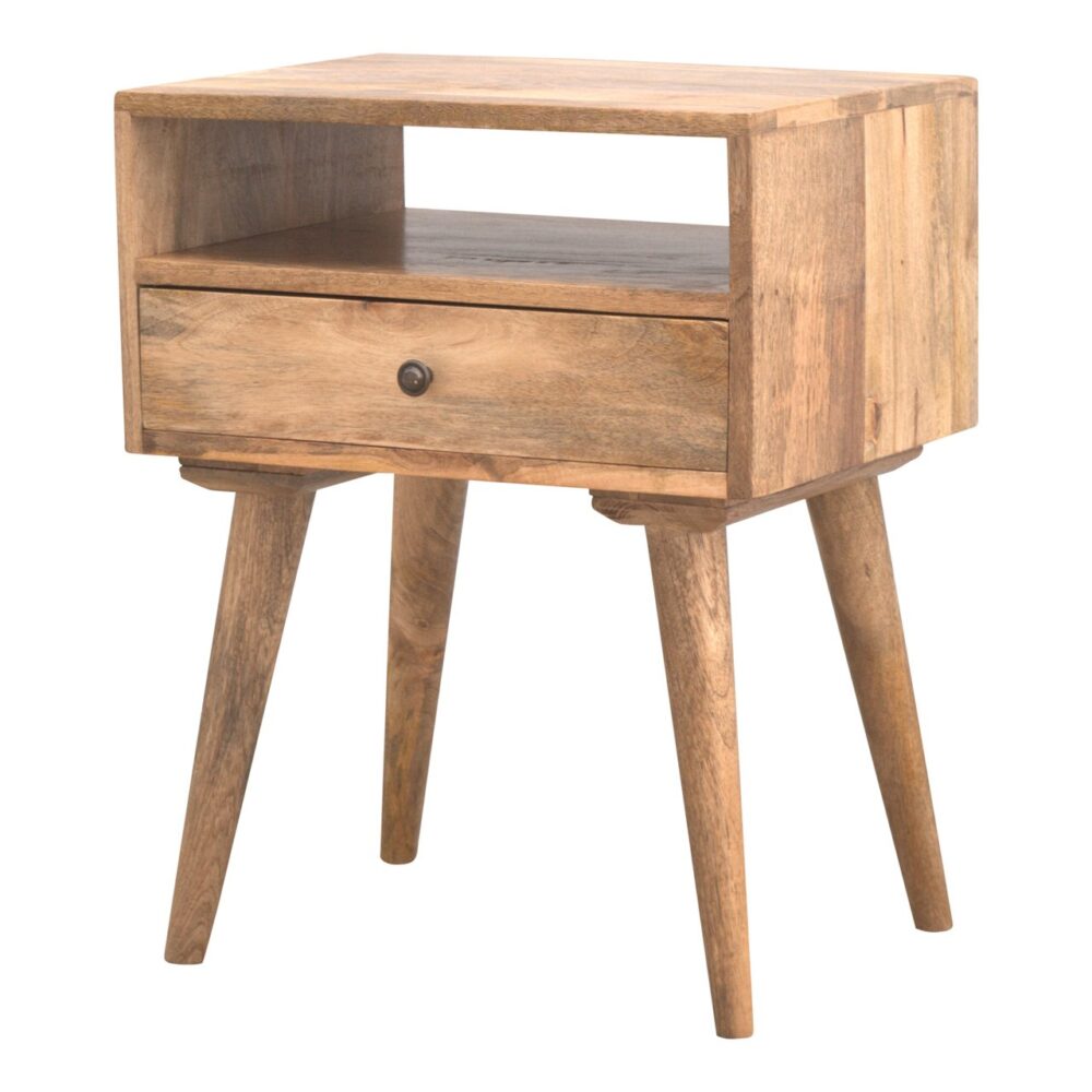 wholesale Modern Solid Wood Nightstand with Open Slot for resale