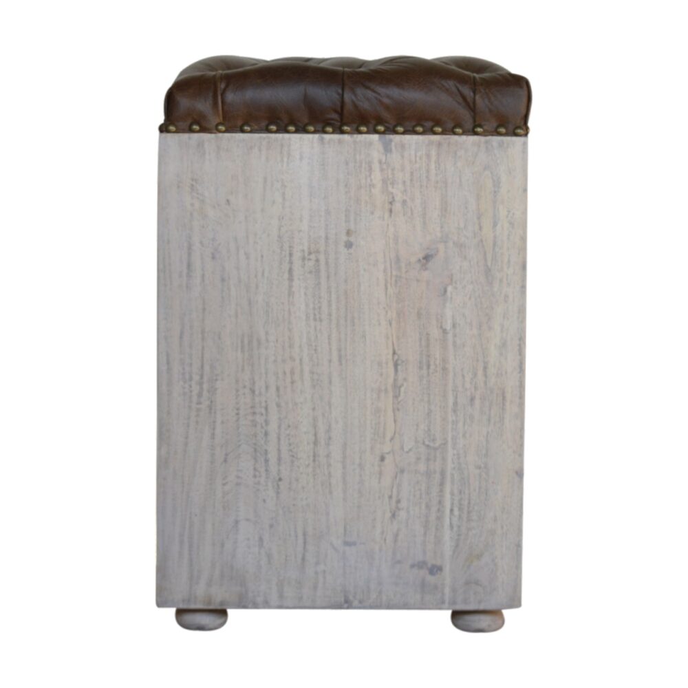 Buffalo Hide Acid Wash Shoe Cabinet for wholesale