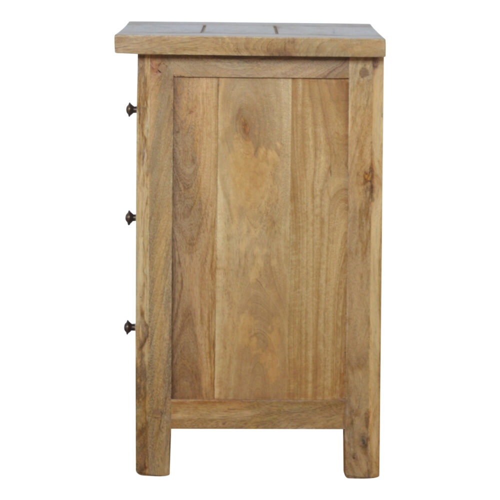 Country Style Bedside with 3 Drawers for wholesale