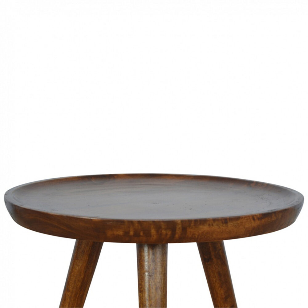 IN2045 - Chestnut Tray Nesting Stools dropshipping