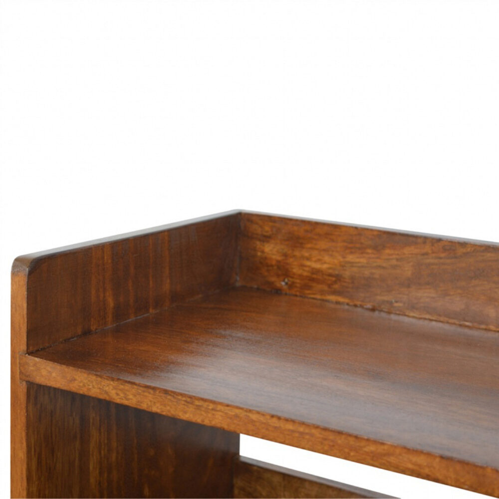 Nordic Chestnut Finish Storage Bench for resell