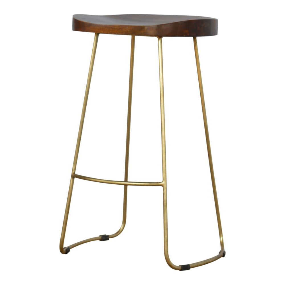 IN251 - Gold Iron Bar Stool dropshipping