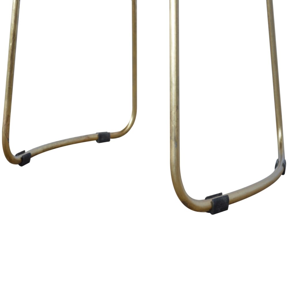 IN251 - Gold Iron Bar Stool for reselling