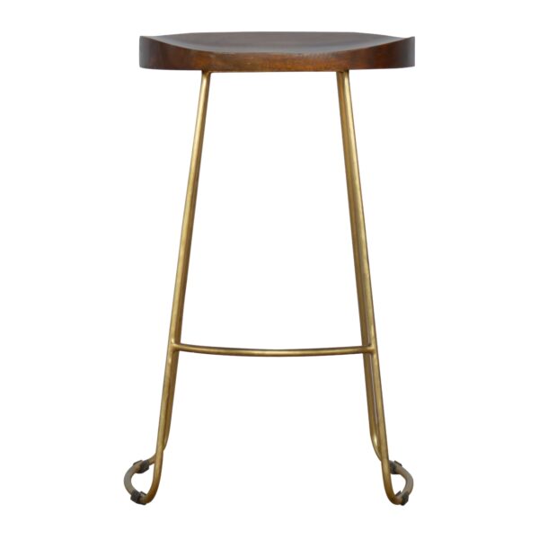 IN251 - Gold Iron Bar Stool for resale