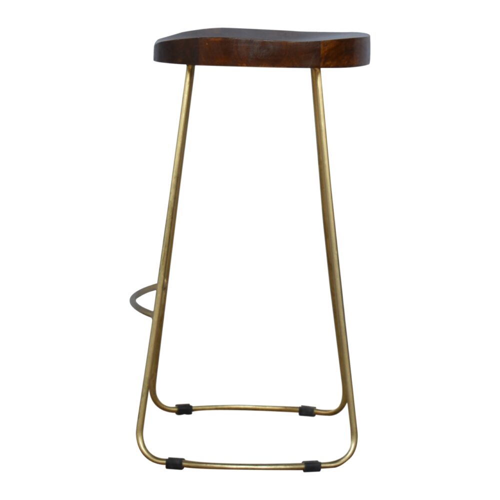 IN251 - Gold Iron Bar Stool for wholesale