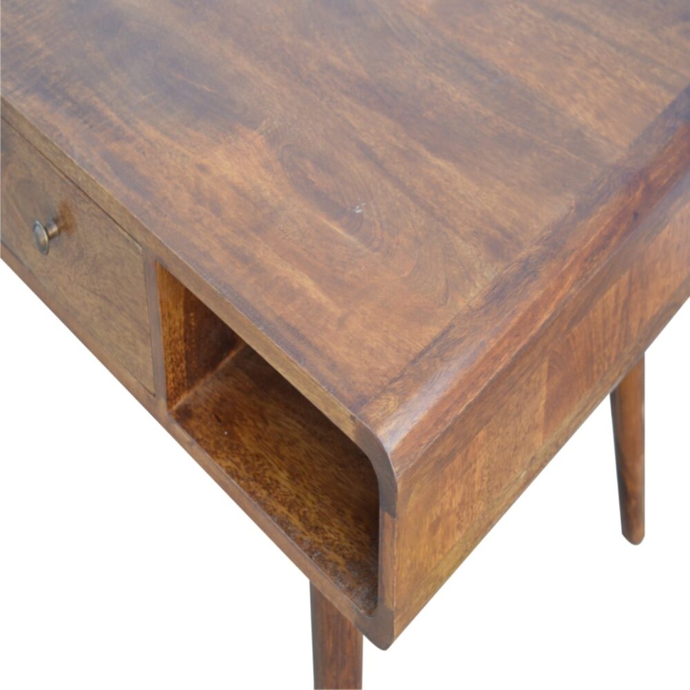 Curved Chestnut Coffee Table dropshipping