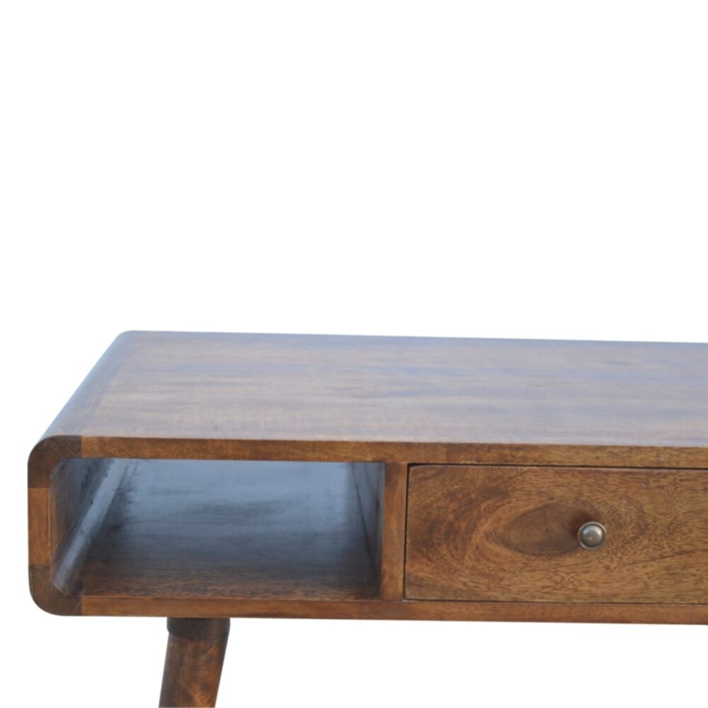 wholesale Curved Chestnut Coffee Table for resale