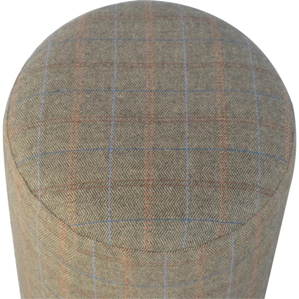 wholesale Multi Tweed Round Footstool for resale