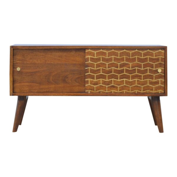 Gold Art Pattern Sideboard for resale