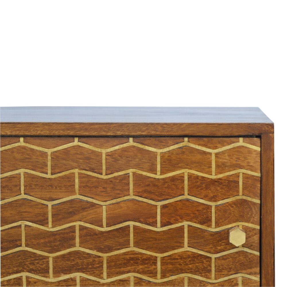 Gold Art Pattern Sideboard for reselling