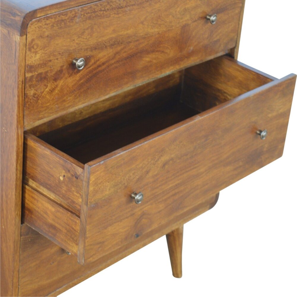 Curved Chestnut Chest for resell