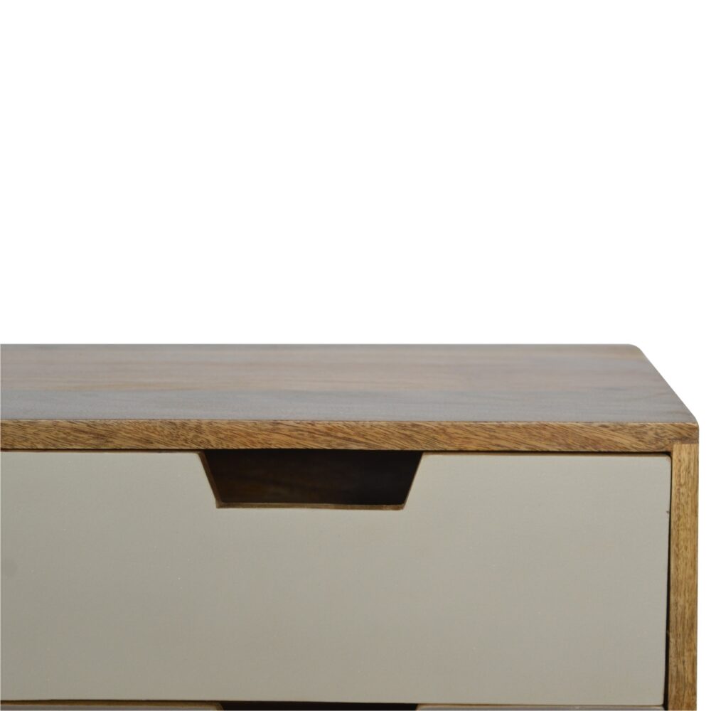 Grey and White Gradient Console Table for resell