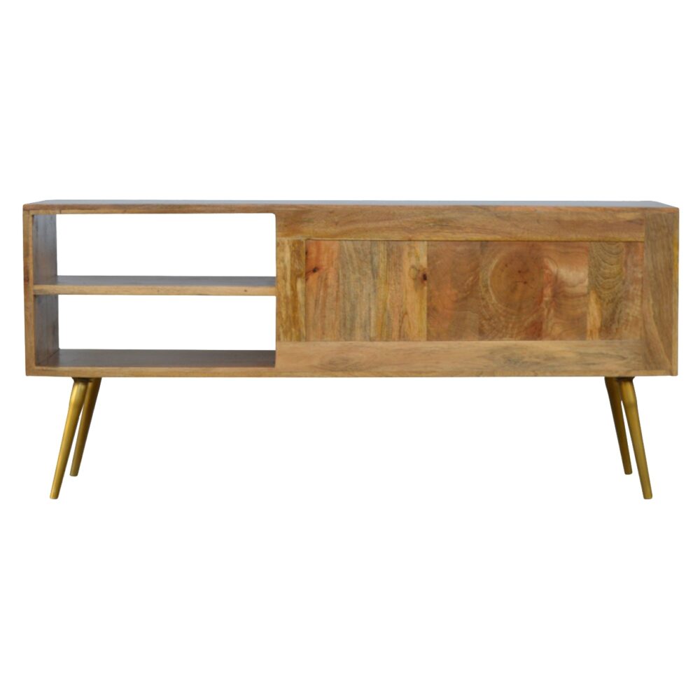 bulk Sleek Cement Brass Inlay Media Unit for resale