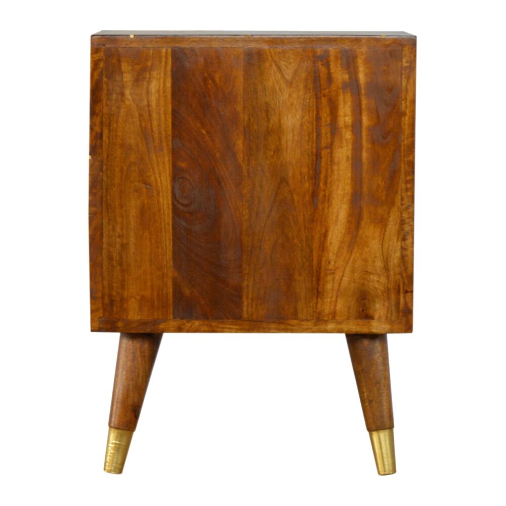 bulk Gold Geometric Chestnut Bedside for resale