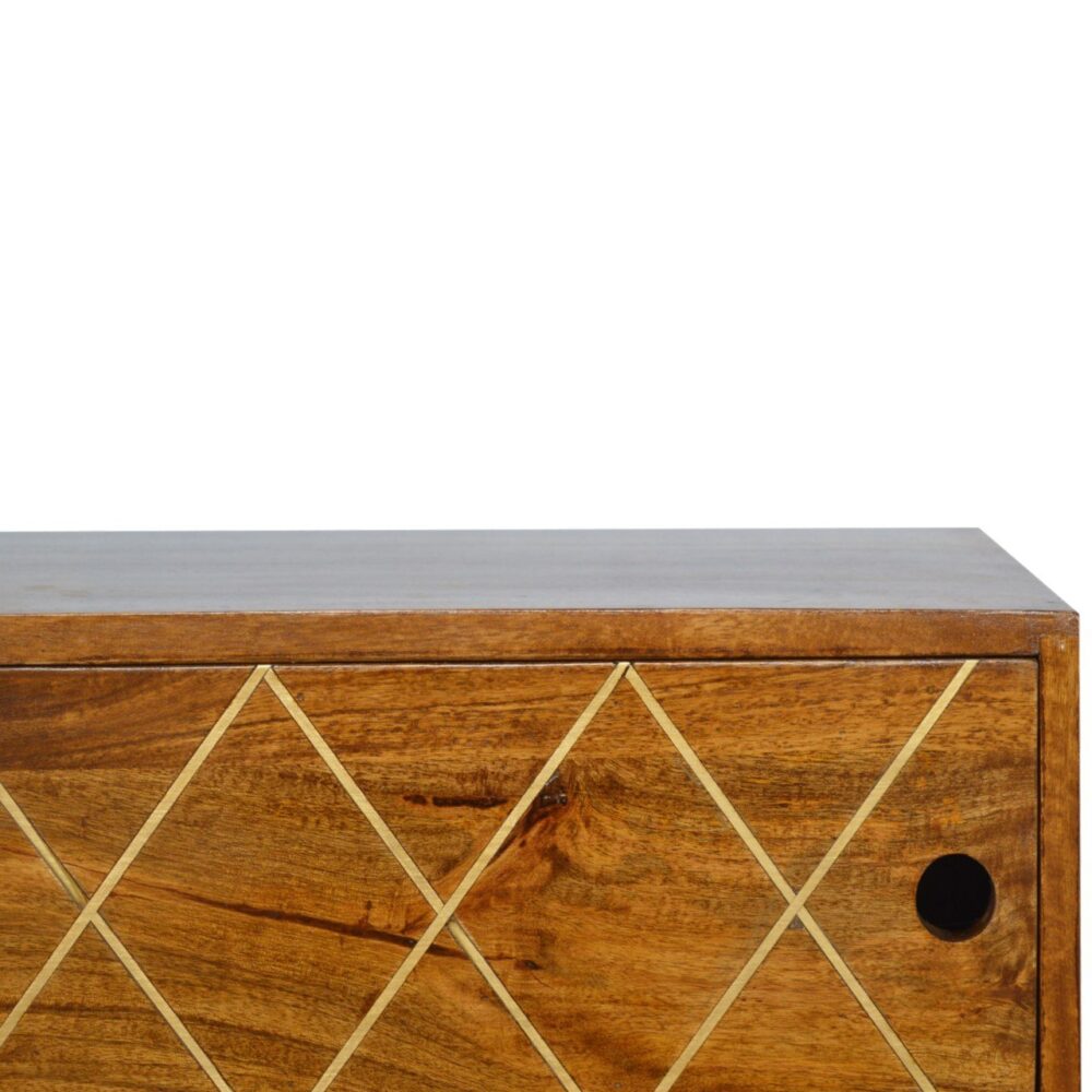 Sliding Brass Inlay Media Unit for resell