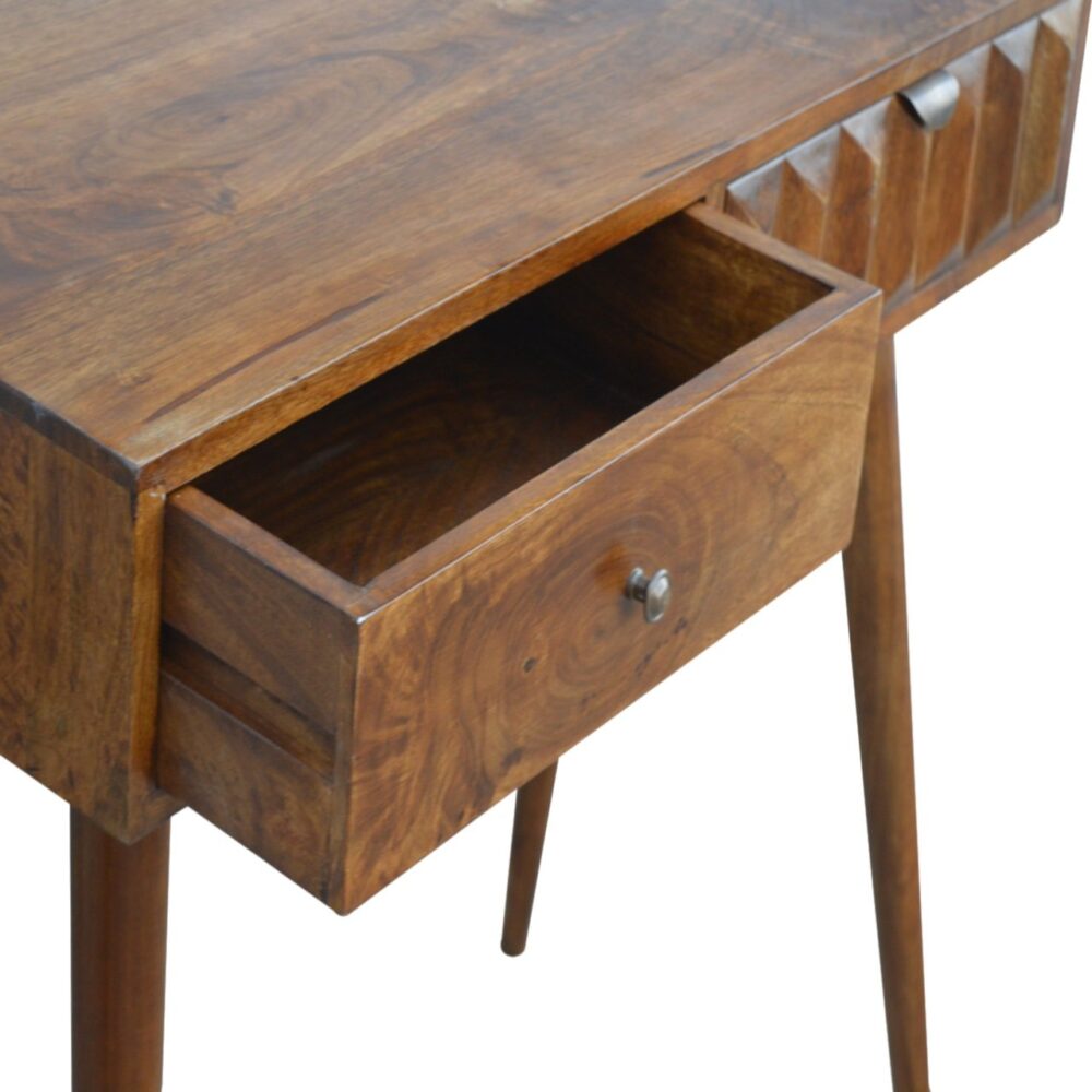 Chestnut Prism Console Table dropshipping