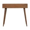 Chestnut Prism Console Table for wholesale