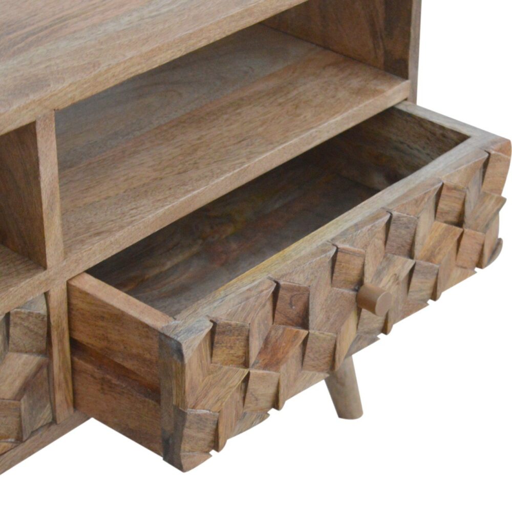 IN698 - Cube Carved TV Unit for resell