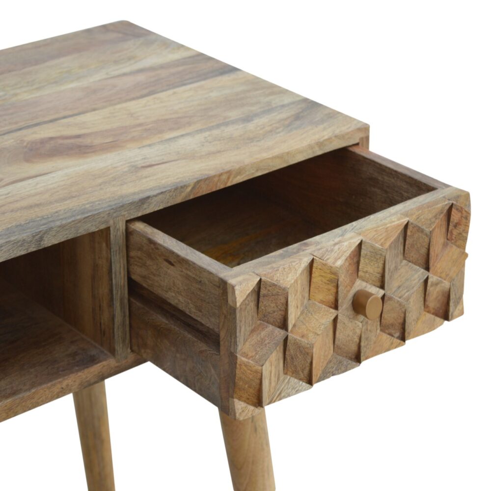 IN699 - Cube Carved Writing Desk for resell