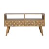 Diamond Carved TV Unit for resale