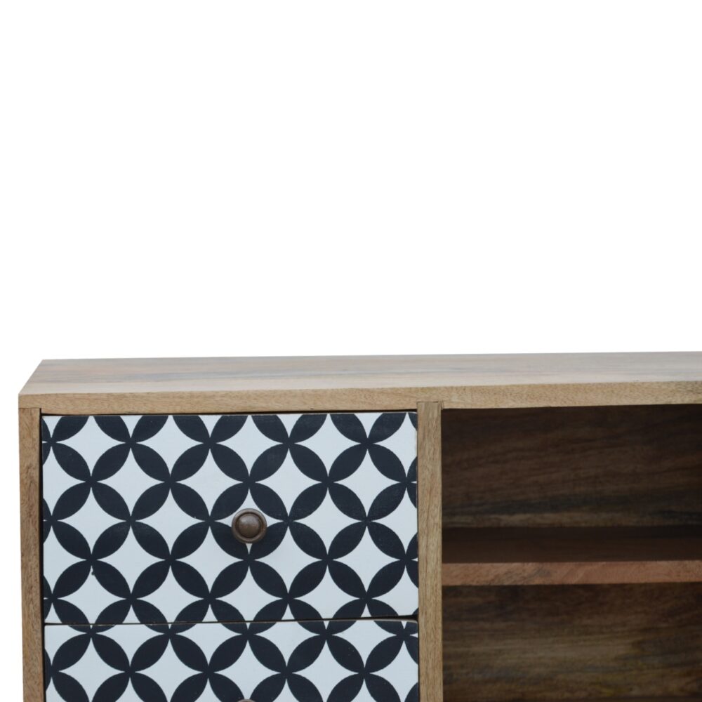 wholesale IN727 - District Diamond Patterned Mini Cabinet for resale
