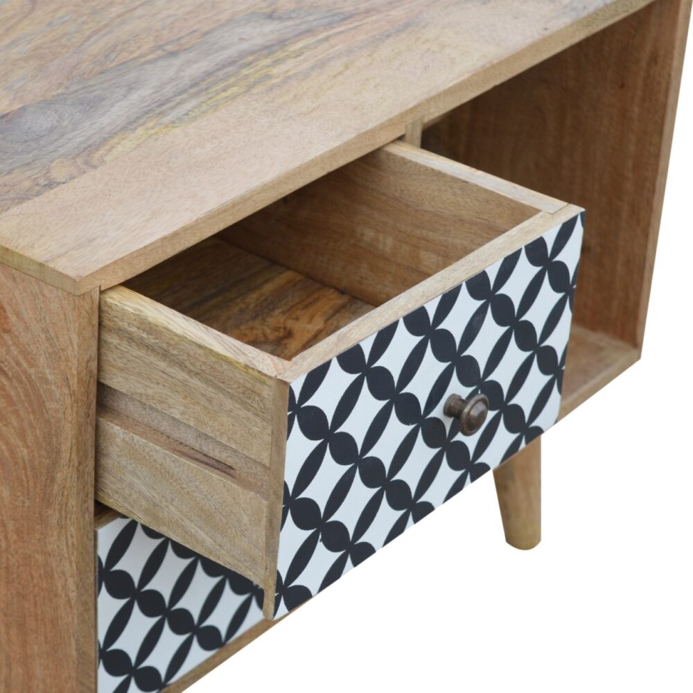 IN727 - District Diamond Patterned Mini Cabinet for resell
