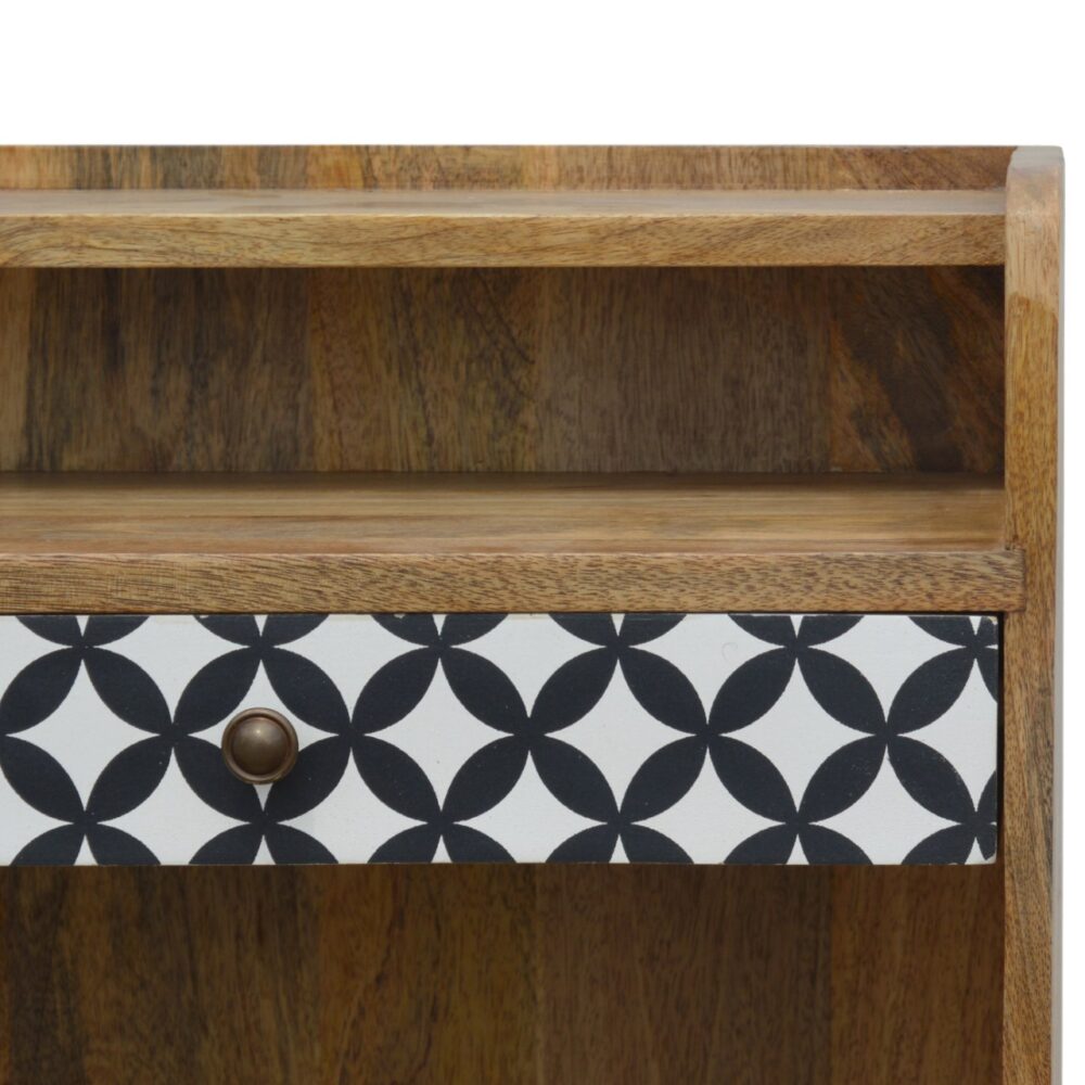 District Diamond Patterned Bedside dropshipping