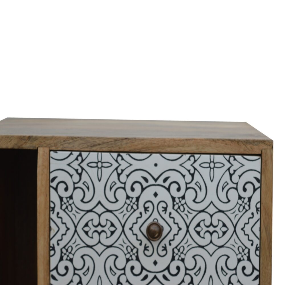 IN729 - Artea Porcelain Pattern Mini Cabinet dropshipping