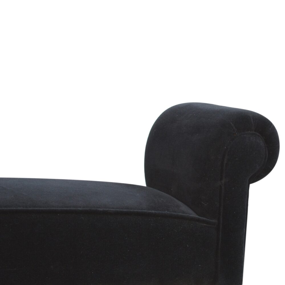 bulk Black Velvet Bench for resale