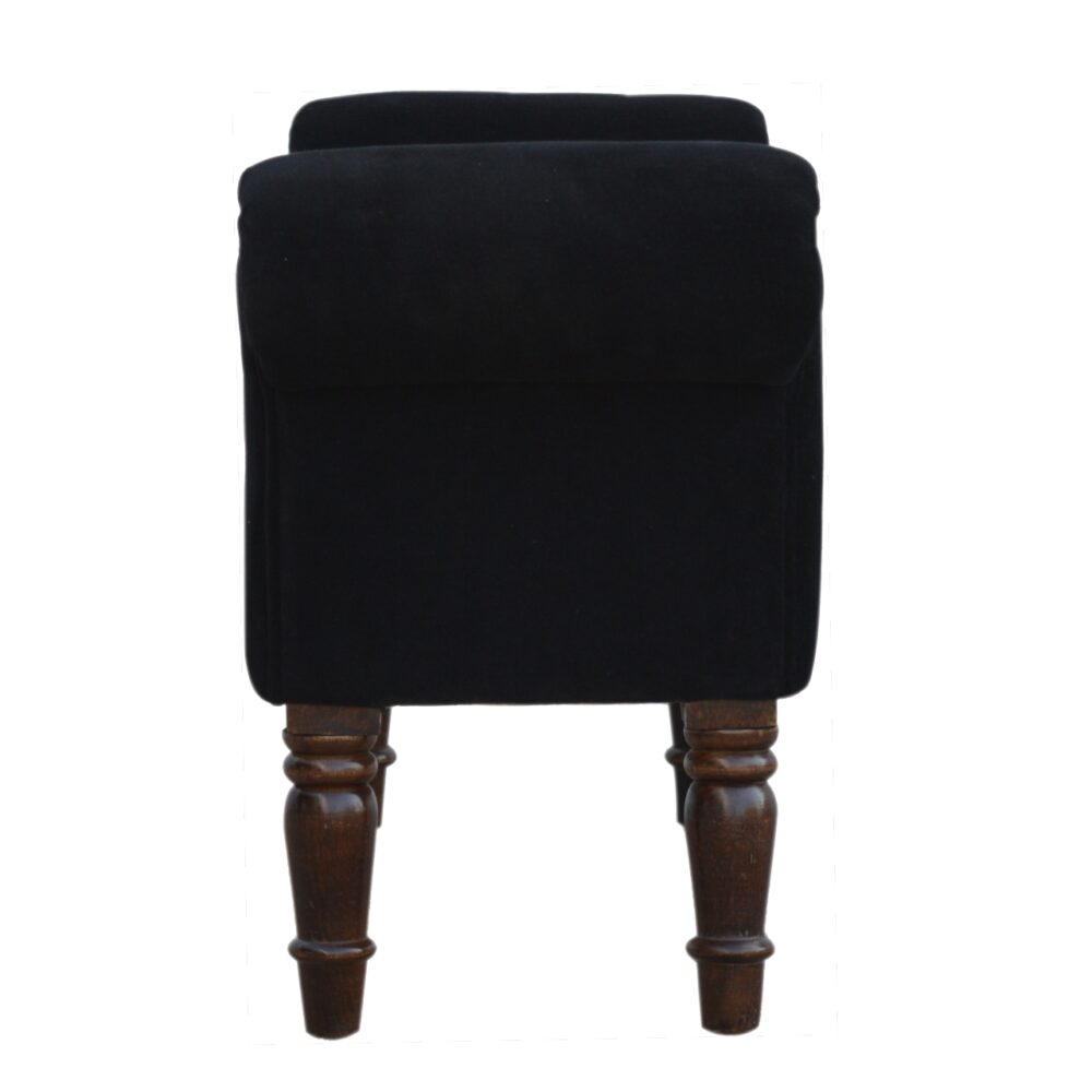 Black Velvet Bench for wholesale