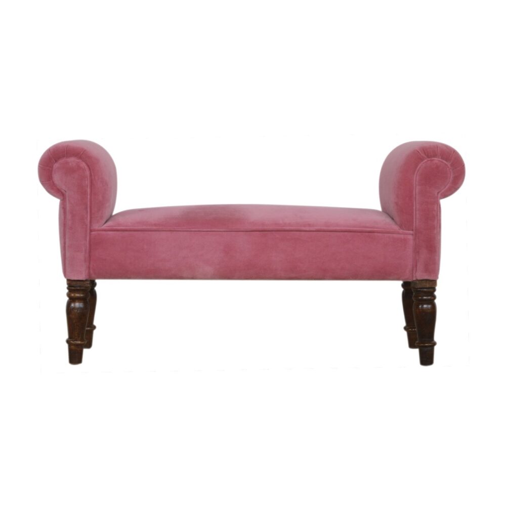 Pink Velvet Bench for resale