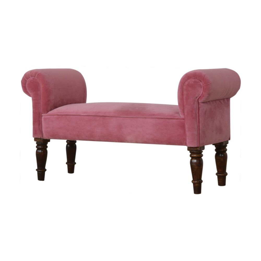 wholesale Pink Velvet Bench for resale