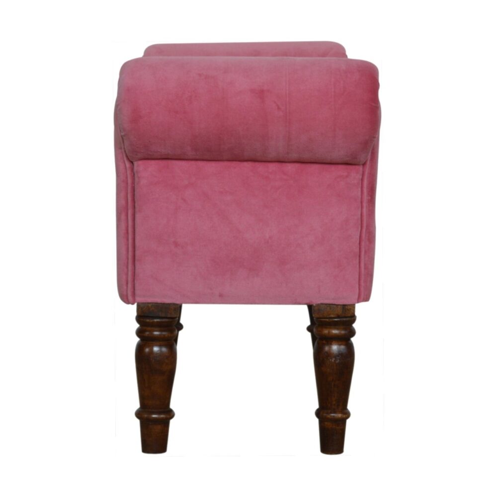 bulk Pink Velvet Bench for resale
