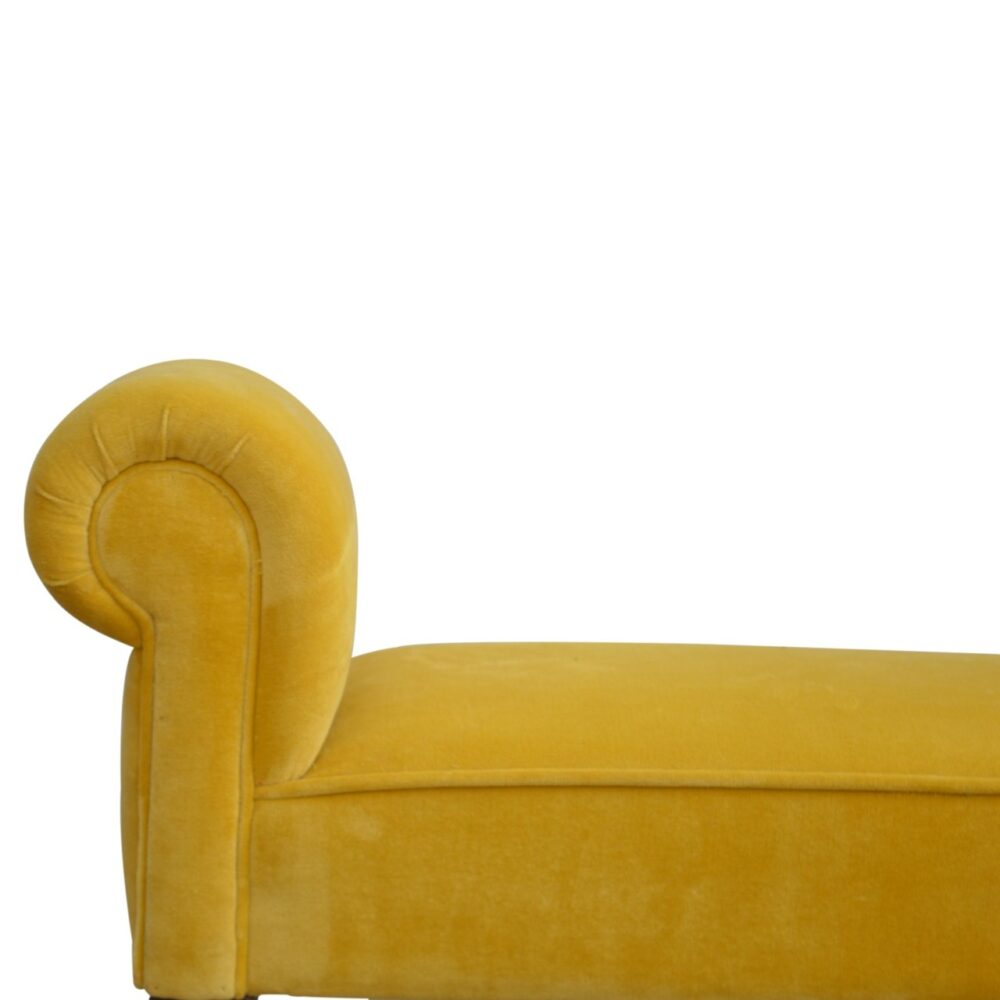 Mustard Velvet Bench dropshipping