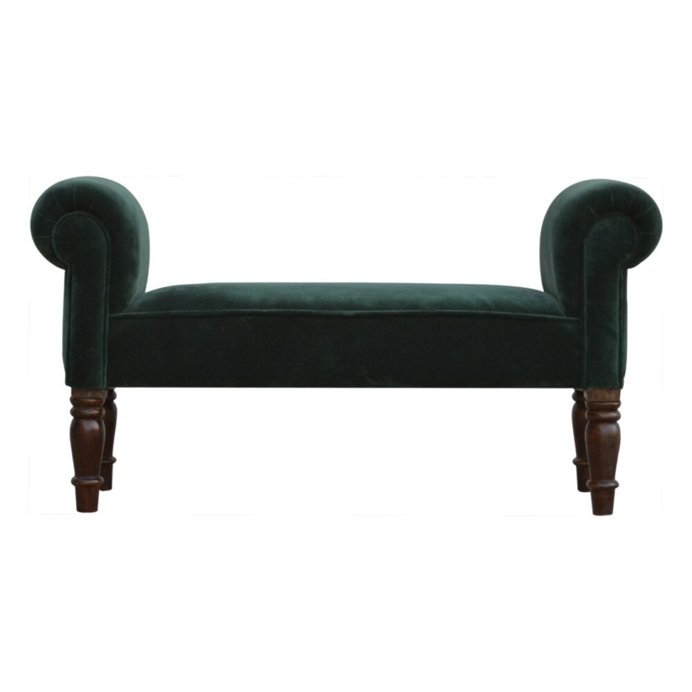 Emerald Velvet Bench for resale