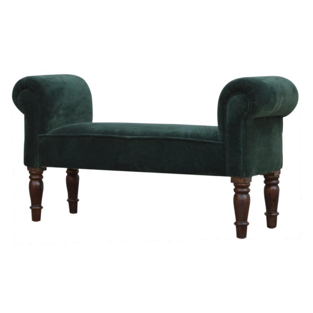 wholesale Emerald Velvet Bench for resale