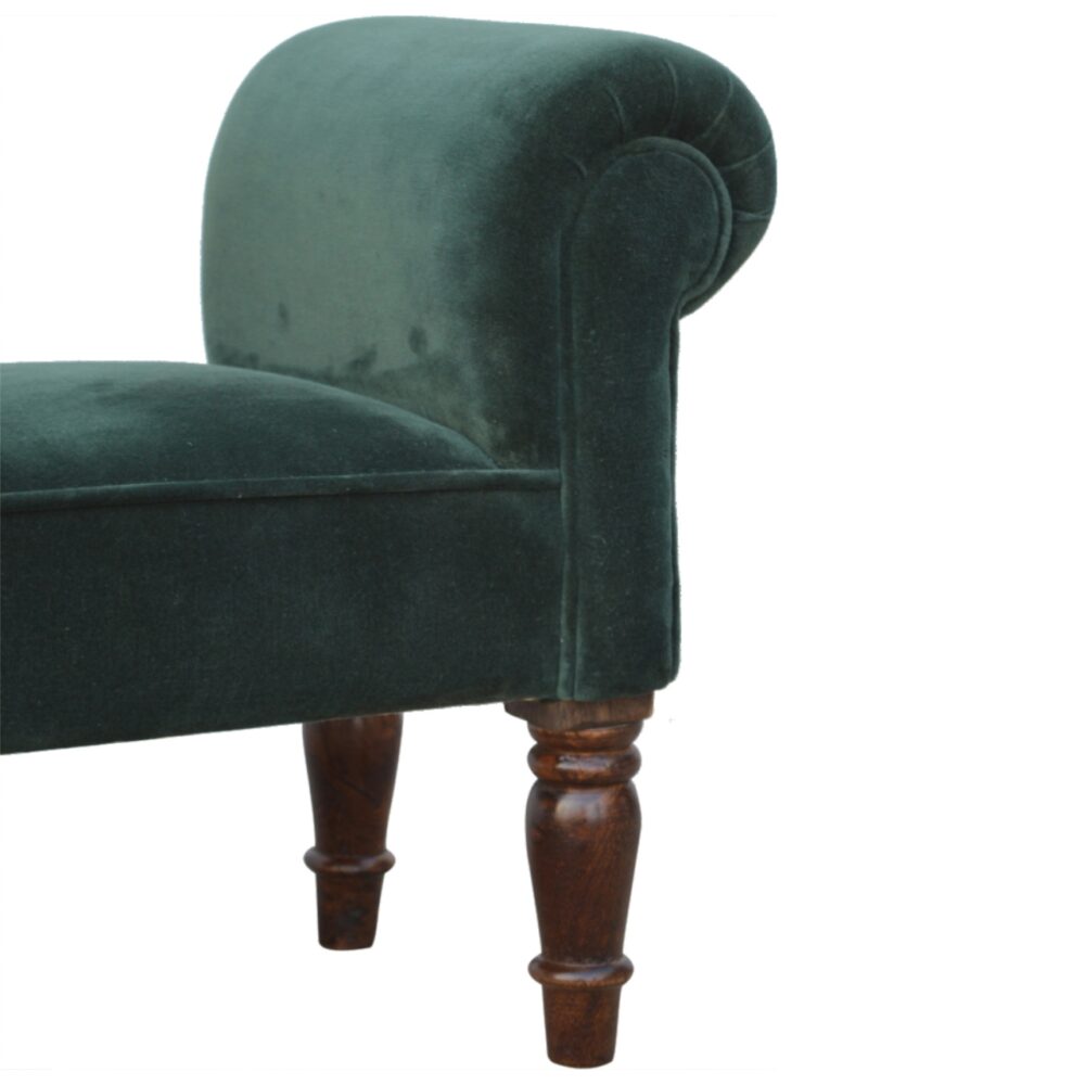 Emerald Velvet Bench for reselling