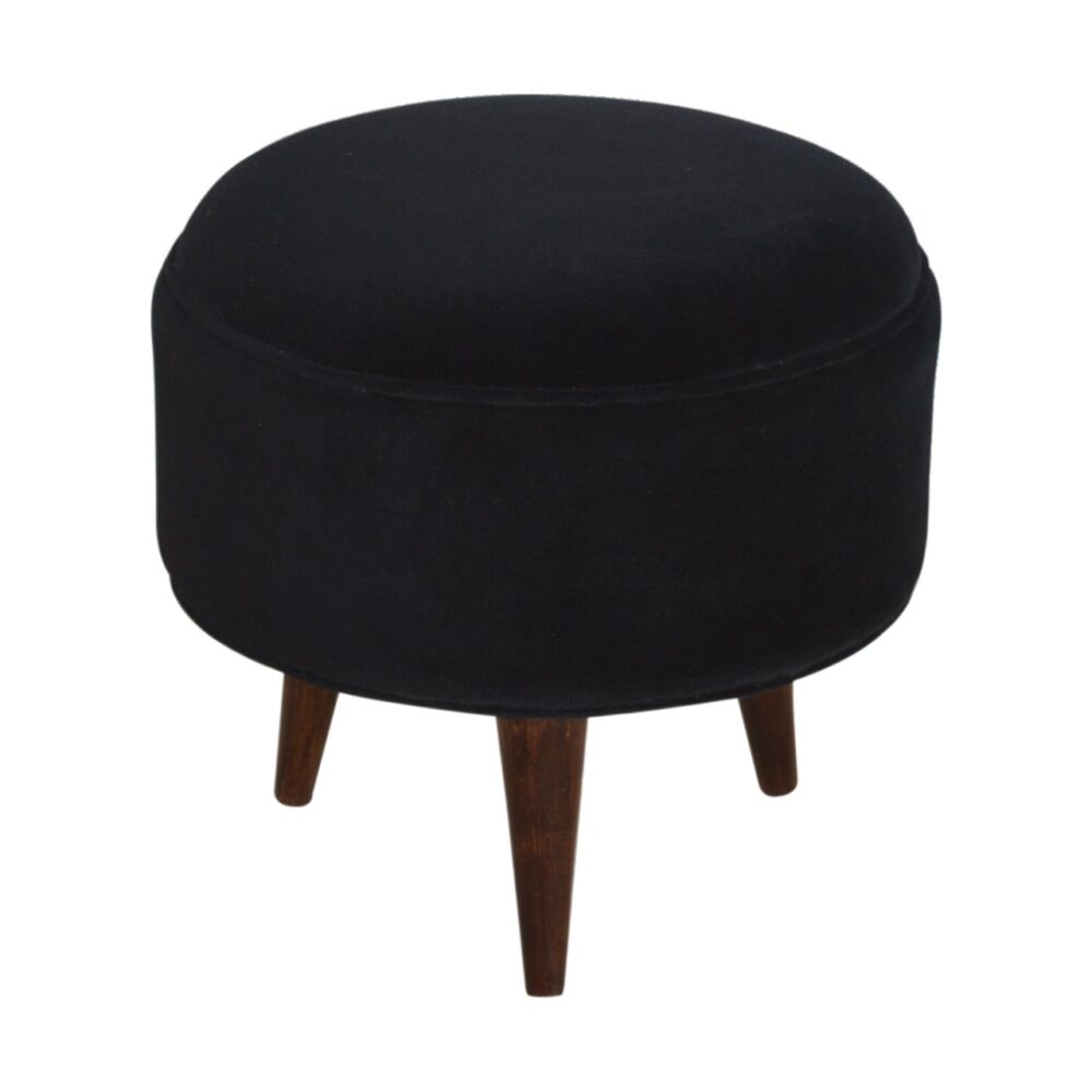 Black Velvet Nordic Style Footstool wholesalers