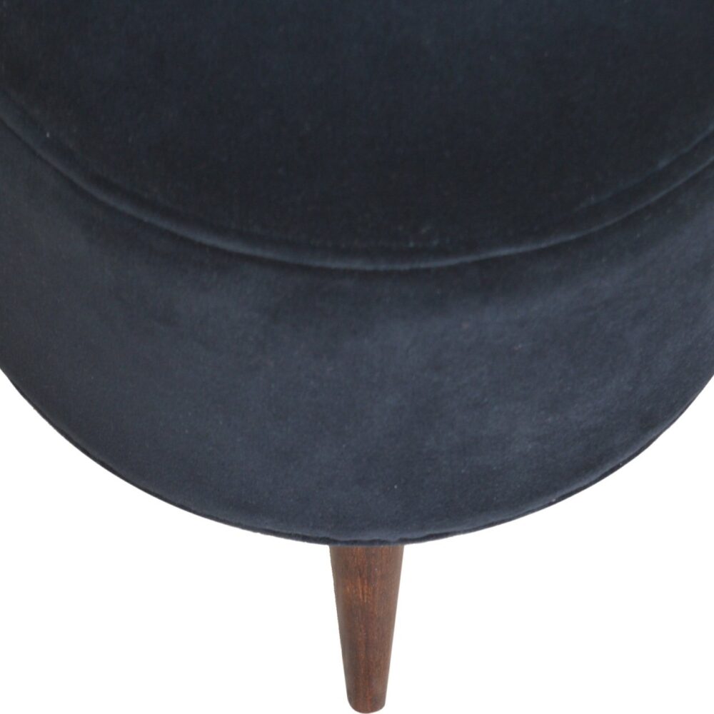 Black Velvet Nordic Style Footstool for resell