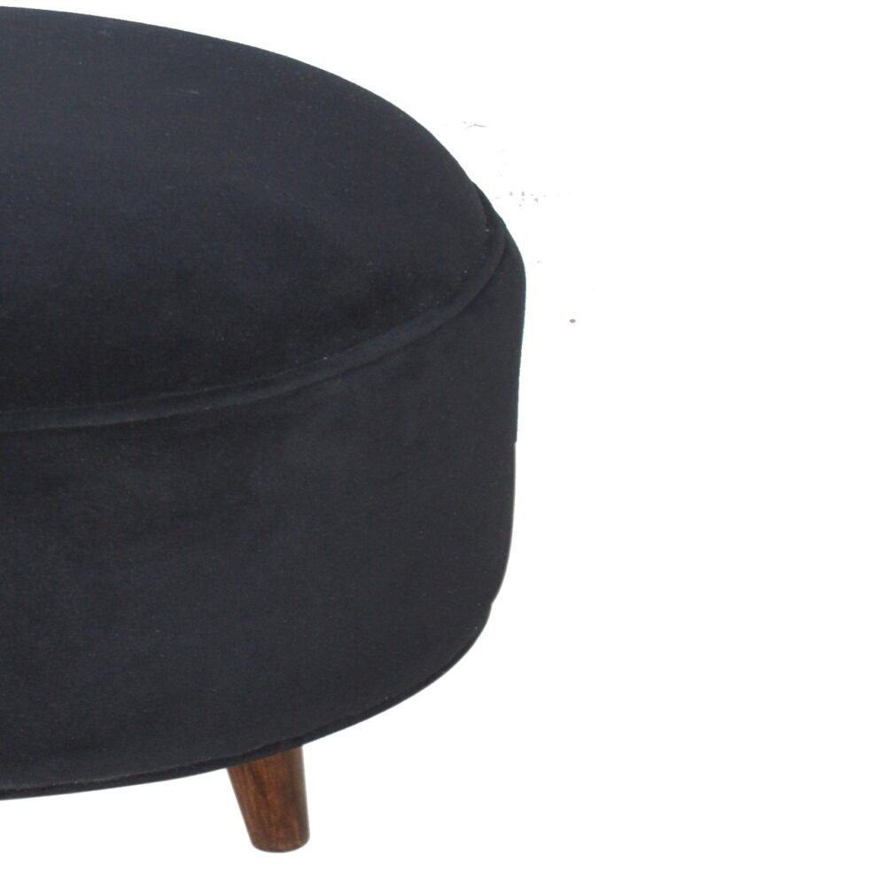 wholesale Black Velvet Nordic Style Footstool for resale