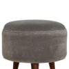 wholesale Grey Velvet Nordic Style Footstool for resale