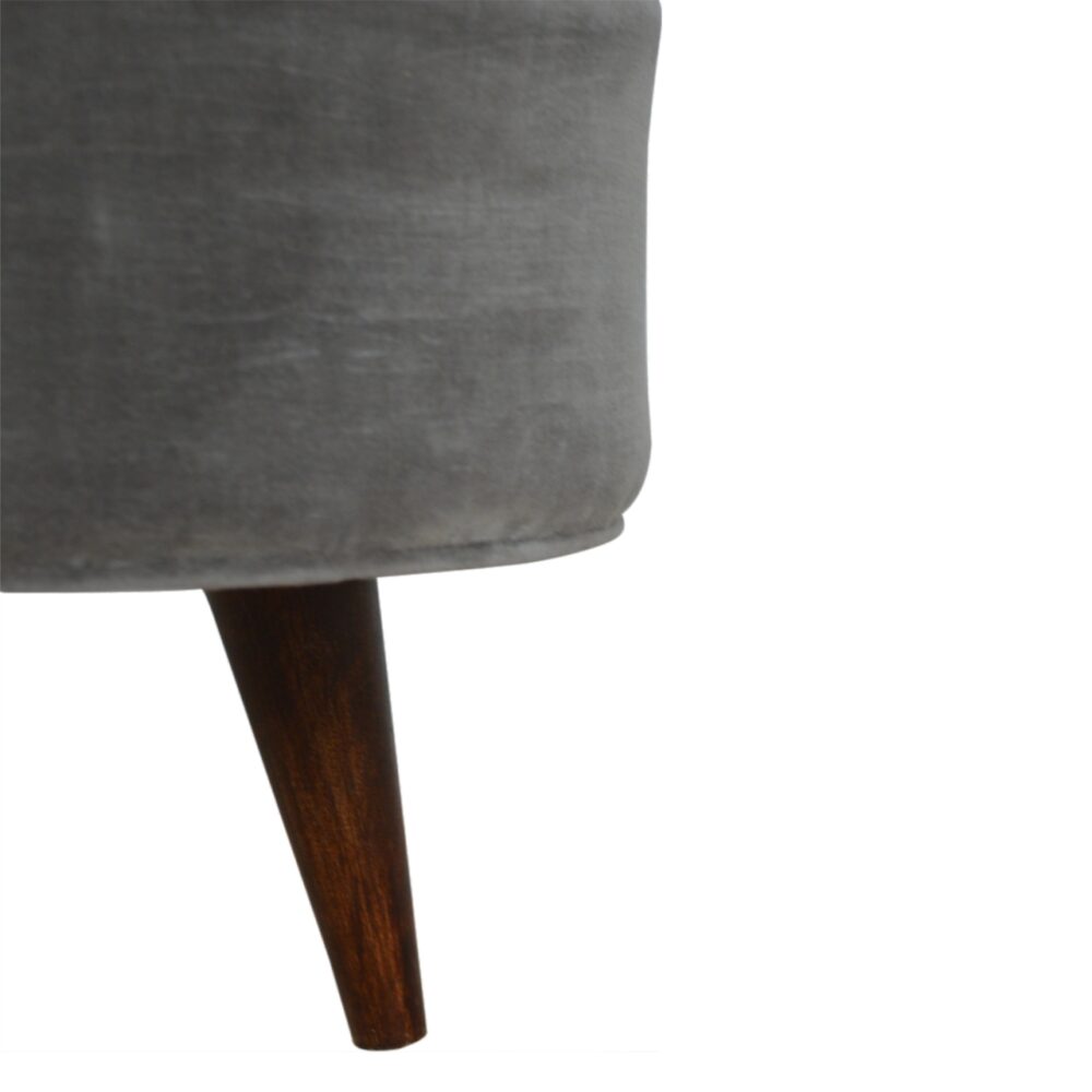 wholesale Grey Velvet Nordic Style Footstool for resale